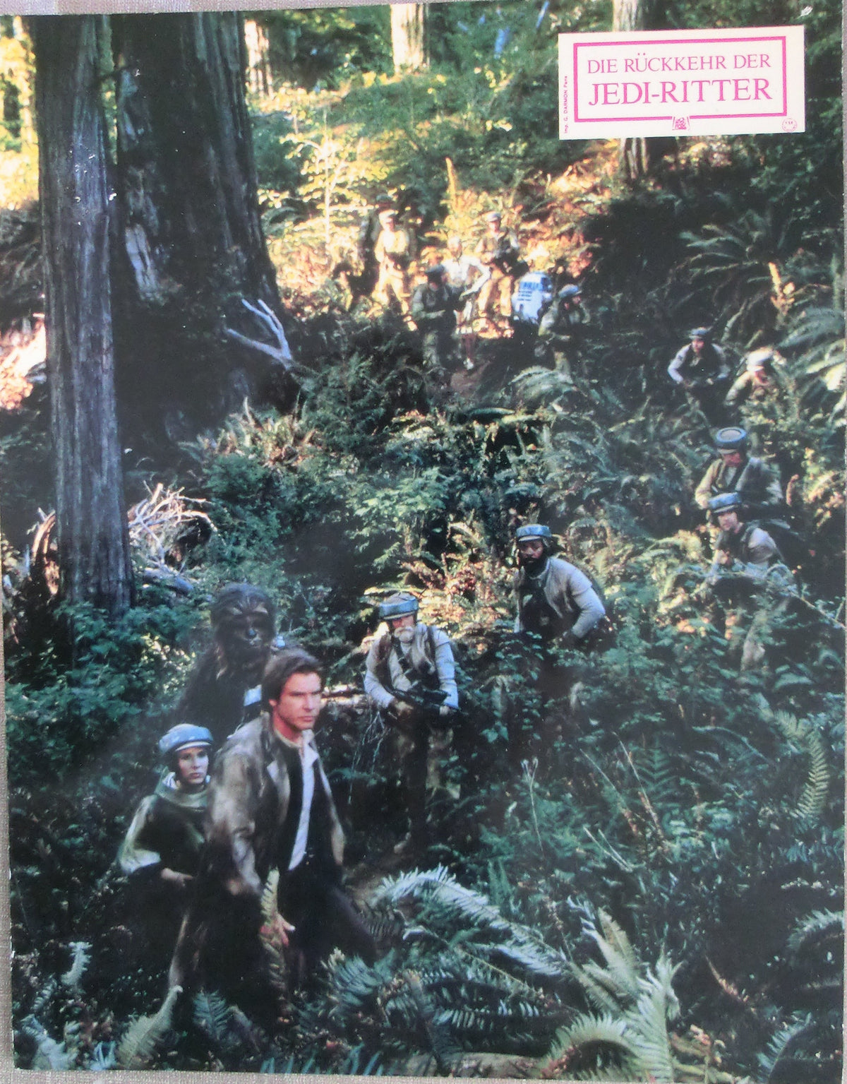 Die Rückkehr der Jedi-Ritter Star Wars Aushangfoto Han und Leia (Endor)