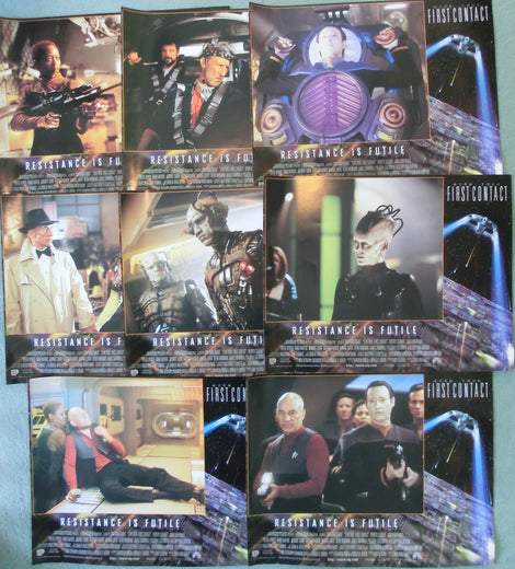 Star Trek First Contact US-Lobby Cards Satz (8)