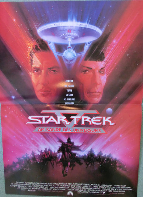 Star Trek V Am Rande des Universums kleines Plakat A3 , 42 x 30 cm