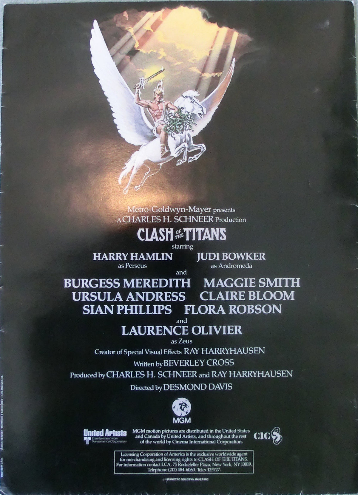 Clash of the Titans aufwendiger Presse-Promo Folder