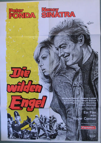 Die wilden Engel 84 x 58 cm Plakat - N. Sinatra, P. Fonda,Roger Corman