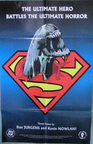 Superman vs. Aliens  - Comic Ankündigungs - Plakat