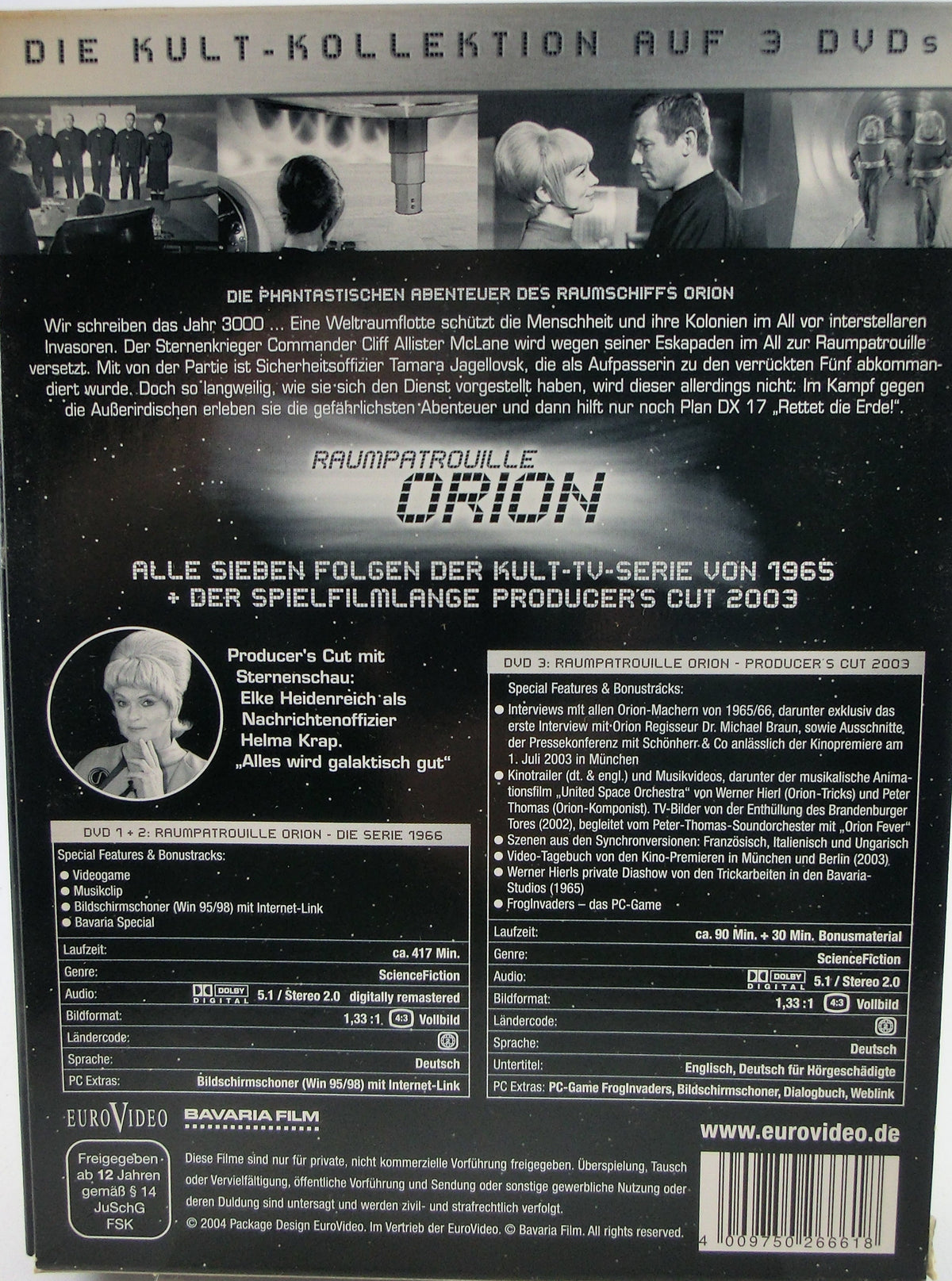 Raumpatrouille Orion - Kult-Kollektion - 3 DVD´s