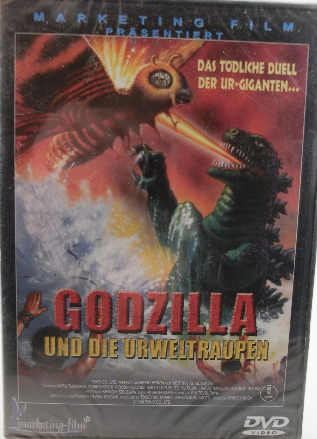 Godzilla und die Urweltraupen DVD, verschweisst!