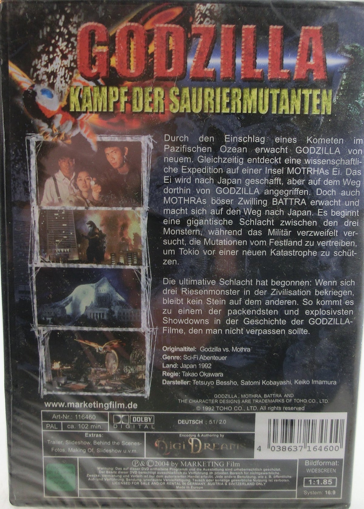 Godzilla Kampf der Sauriermutanten DVD, verschweisst!