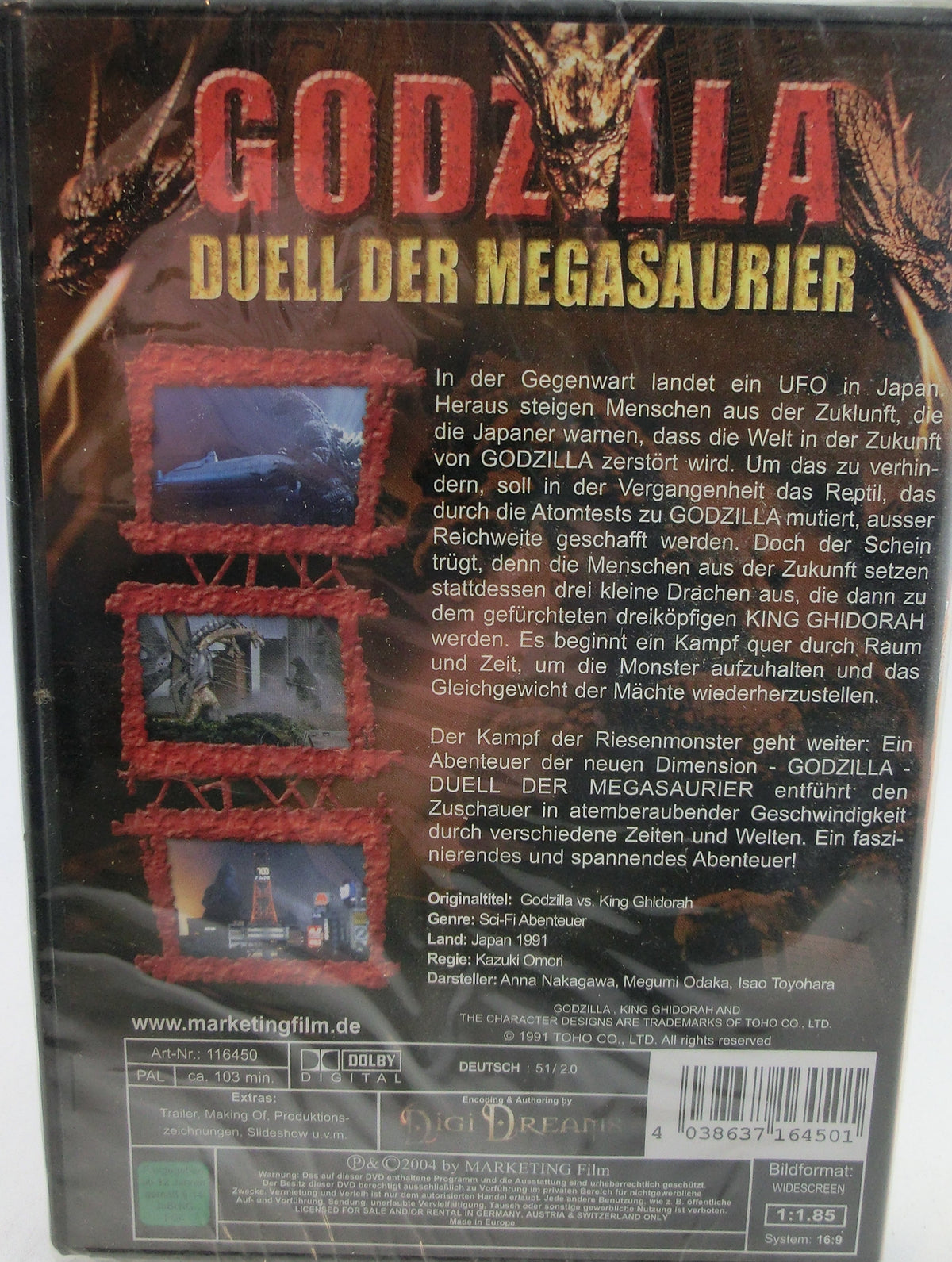 Godzilla Duell der Megasaurier DVD, verschweisst!