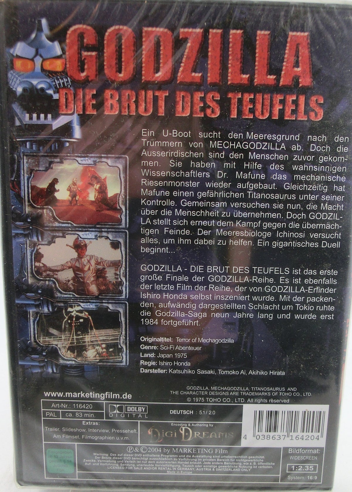 Godzilla Die Brut des Teufels DVD, verschweisst!