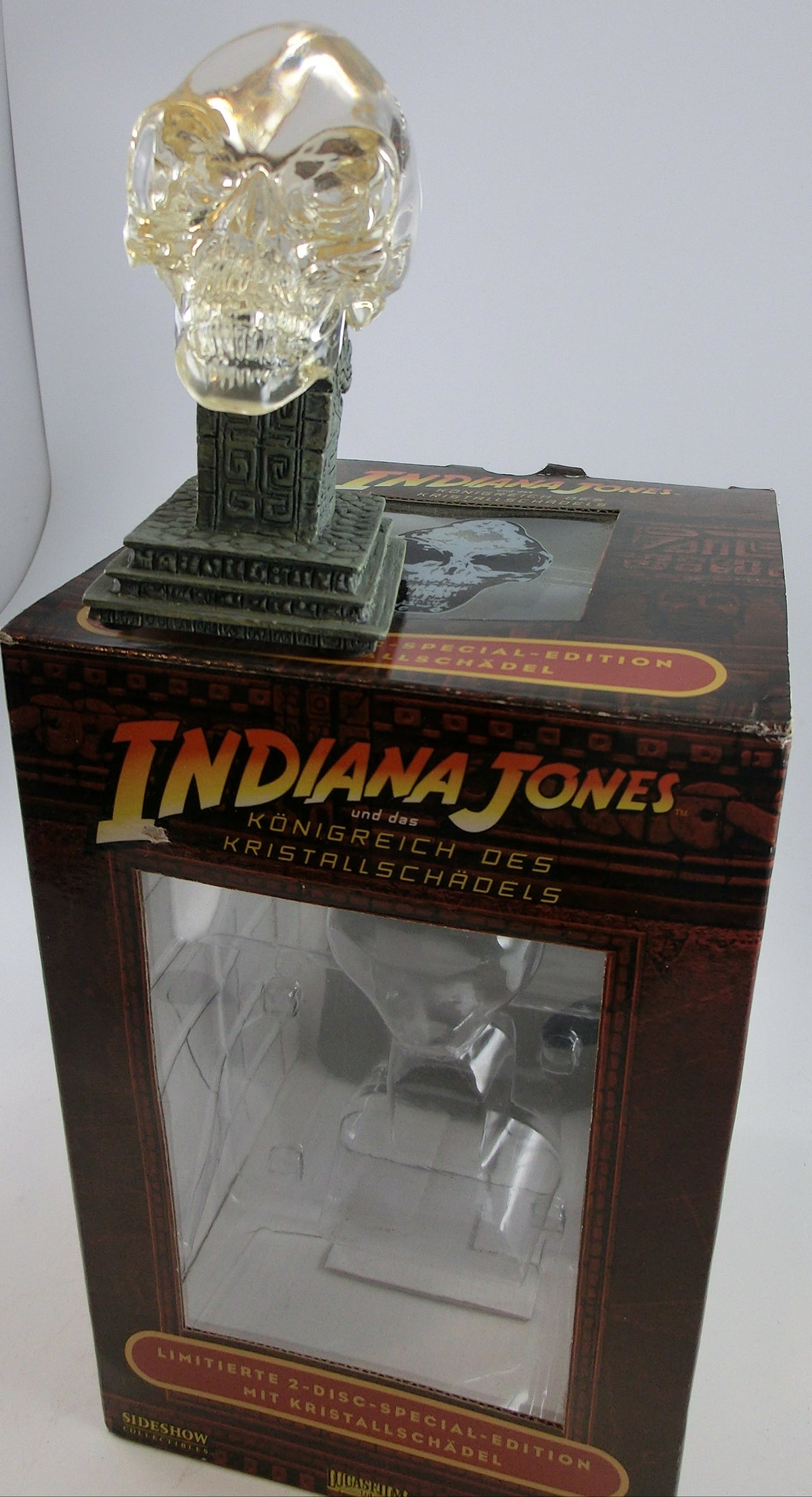 Indiana Jones Kristallschädel aus DVD-Box (ohne DVD`s)