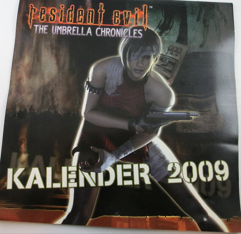 Resident Evil - Umbrella Chr. 2009 Kalender, offen, wie neu! deutsch