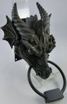 Drachenkopf Türklopfer 22 x 15 cm , Kunststein