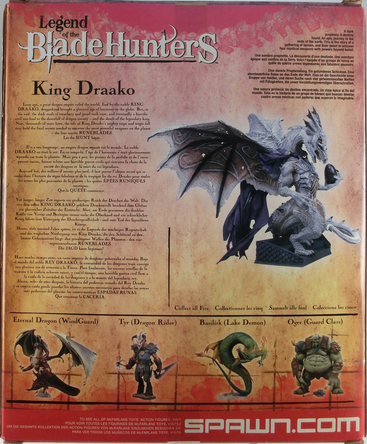 McFarlane´s King Draako - Legend of the Blade Hunters Action Figur