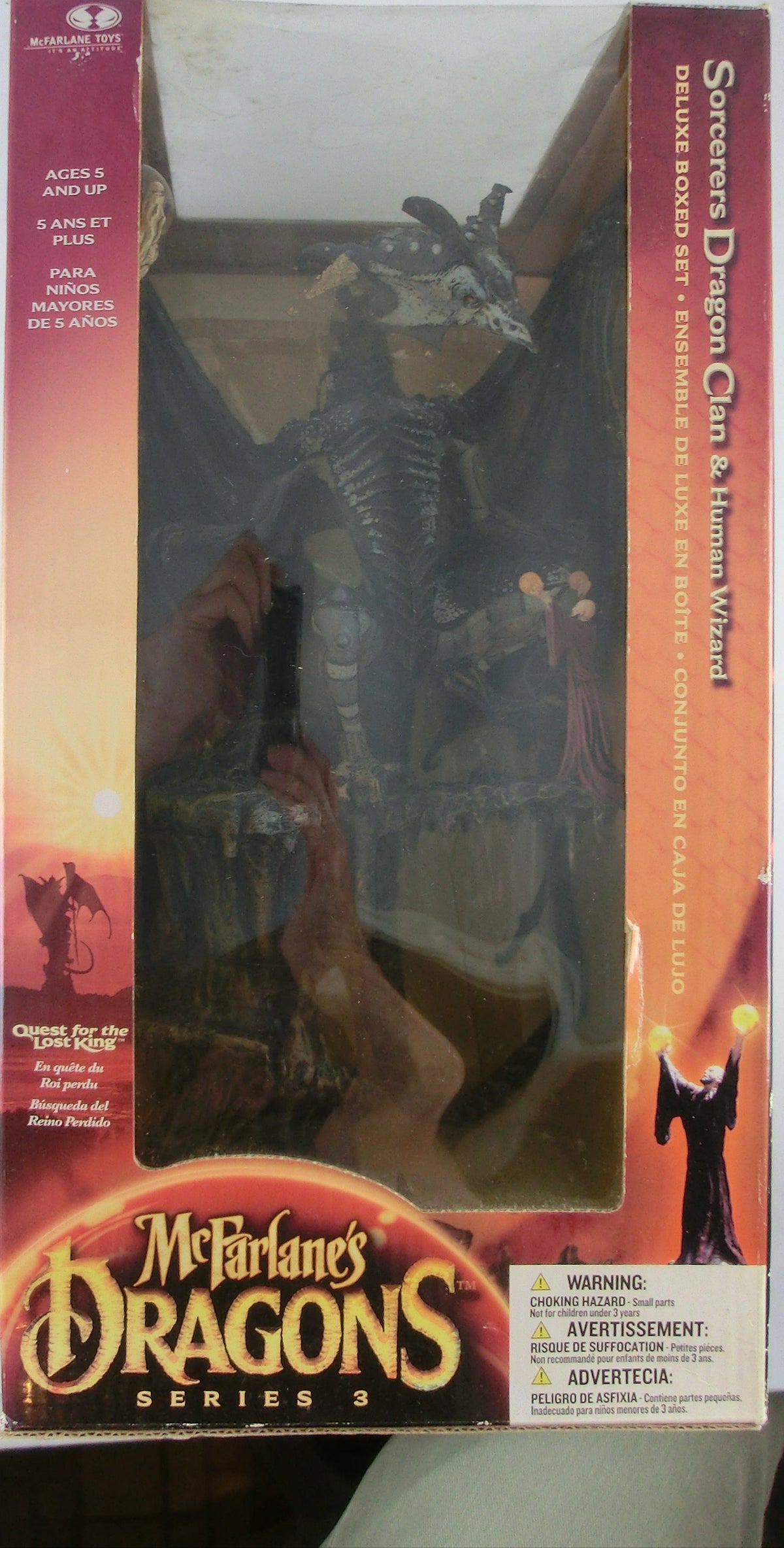 McFarlane´s Sorcerers Dragon Clan & Human Wizard Action Figur