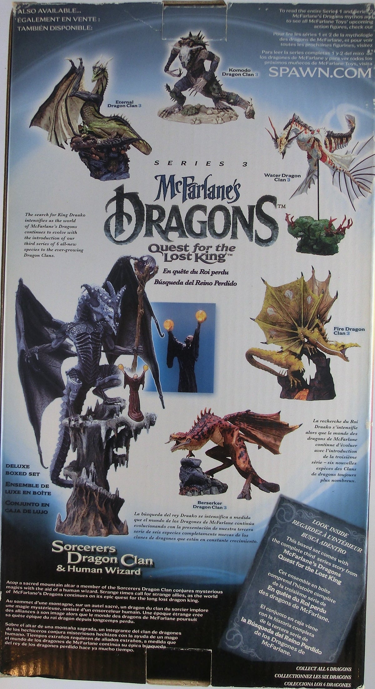 McFarlane´s Sorcerers Dragon Clan & Human Wizard Action Figur