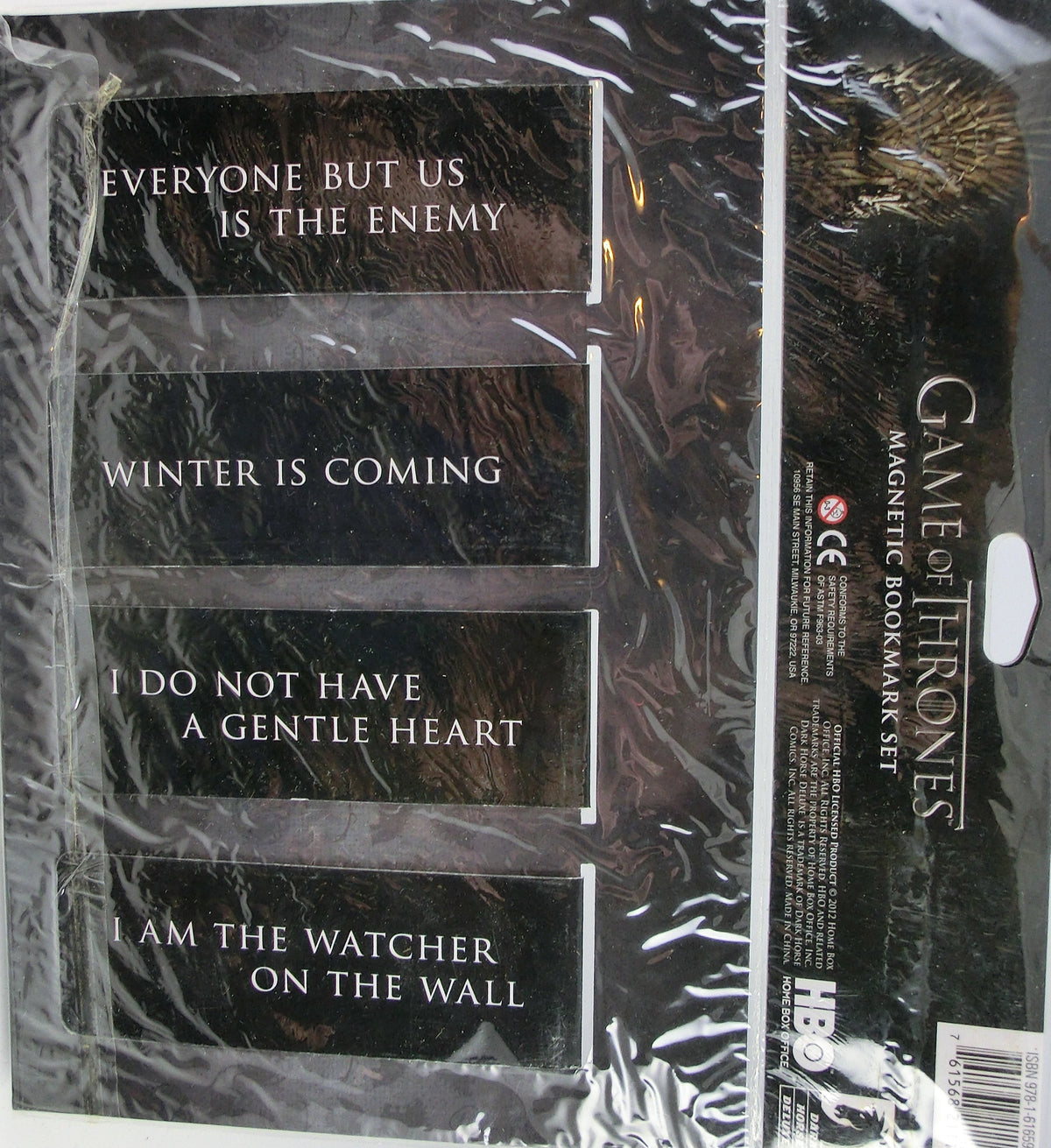 Game of Thrones Magnet Bookmark set (4 beidseitig)