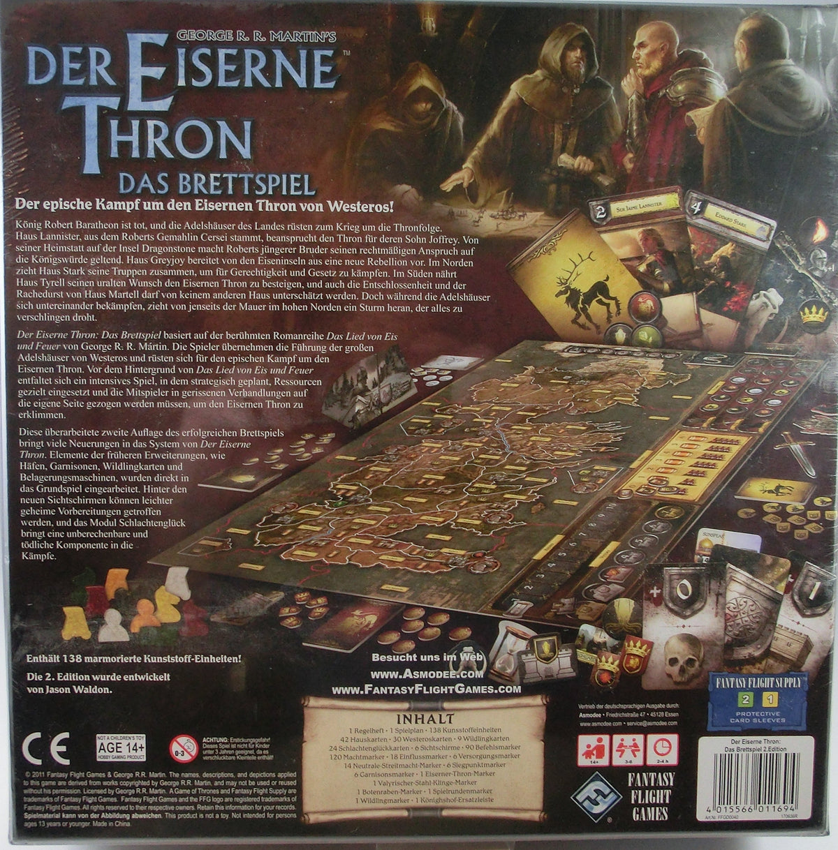 Der Eiserne Thron - Das Brettspiel / 2. Auflage, verschweisst!