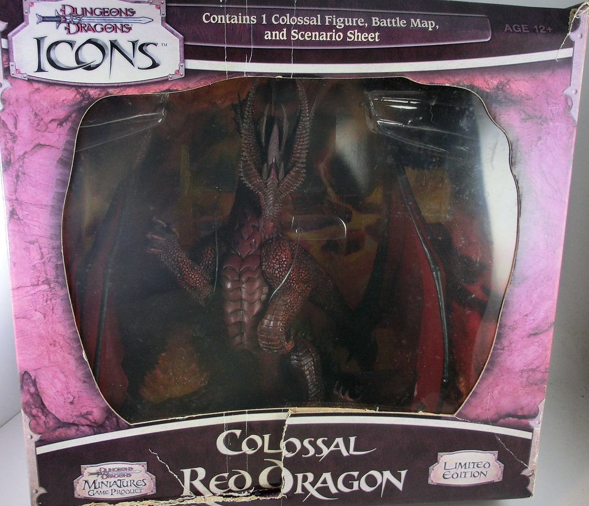 D&D Dungeons & Dragons Colossal Red Dragon Figur