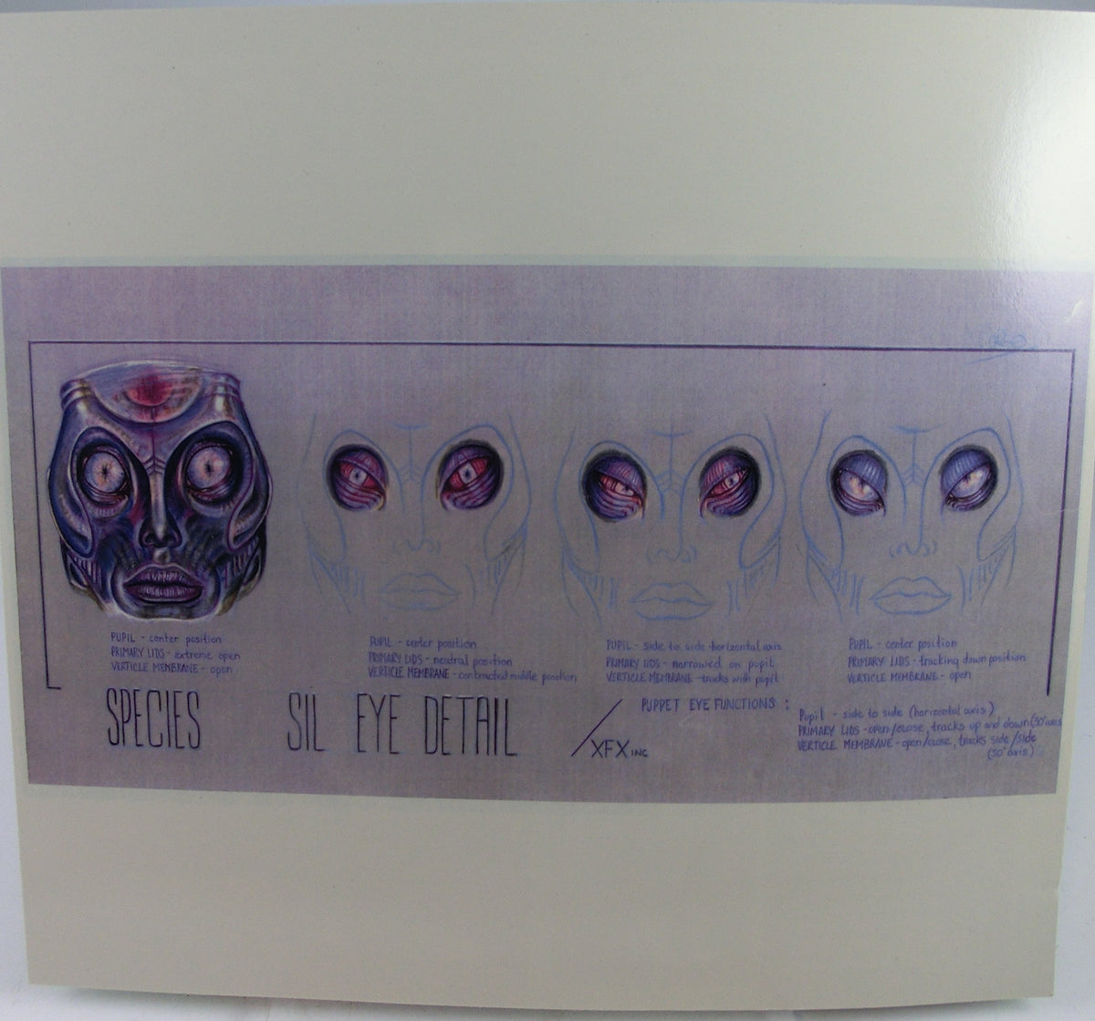 Species Promo Card Costume Design Comic Images 1995