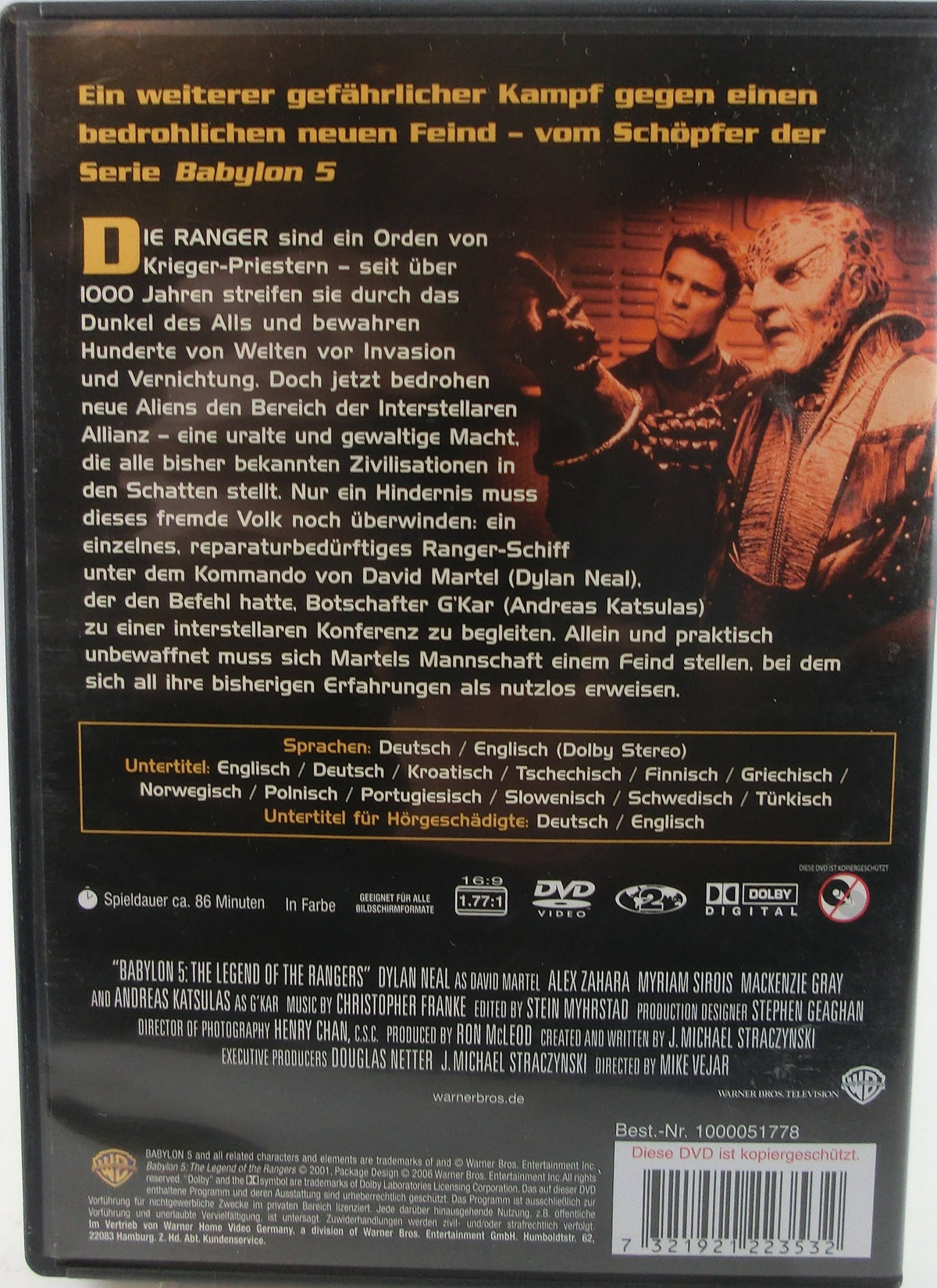 Babylon 5 - Legende der Ranger DVD