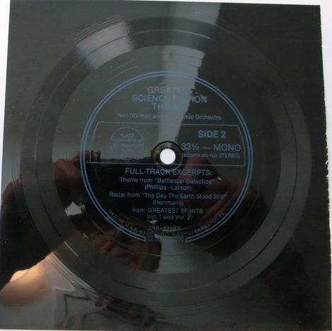 Flexidisc "Galactica,B.Rogers,Day,Earth st.st.,2001,u.a." Titelmelodien Vinyl