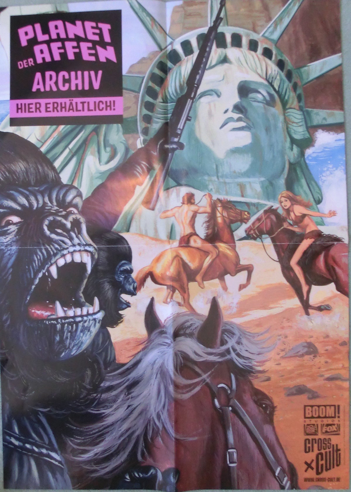 Planet der Affen - Archiv Comic-Werbeplakat, 2seitig, 60 x 42 cm