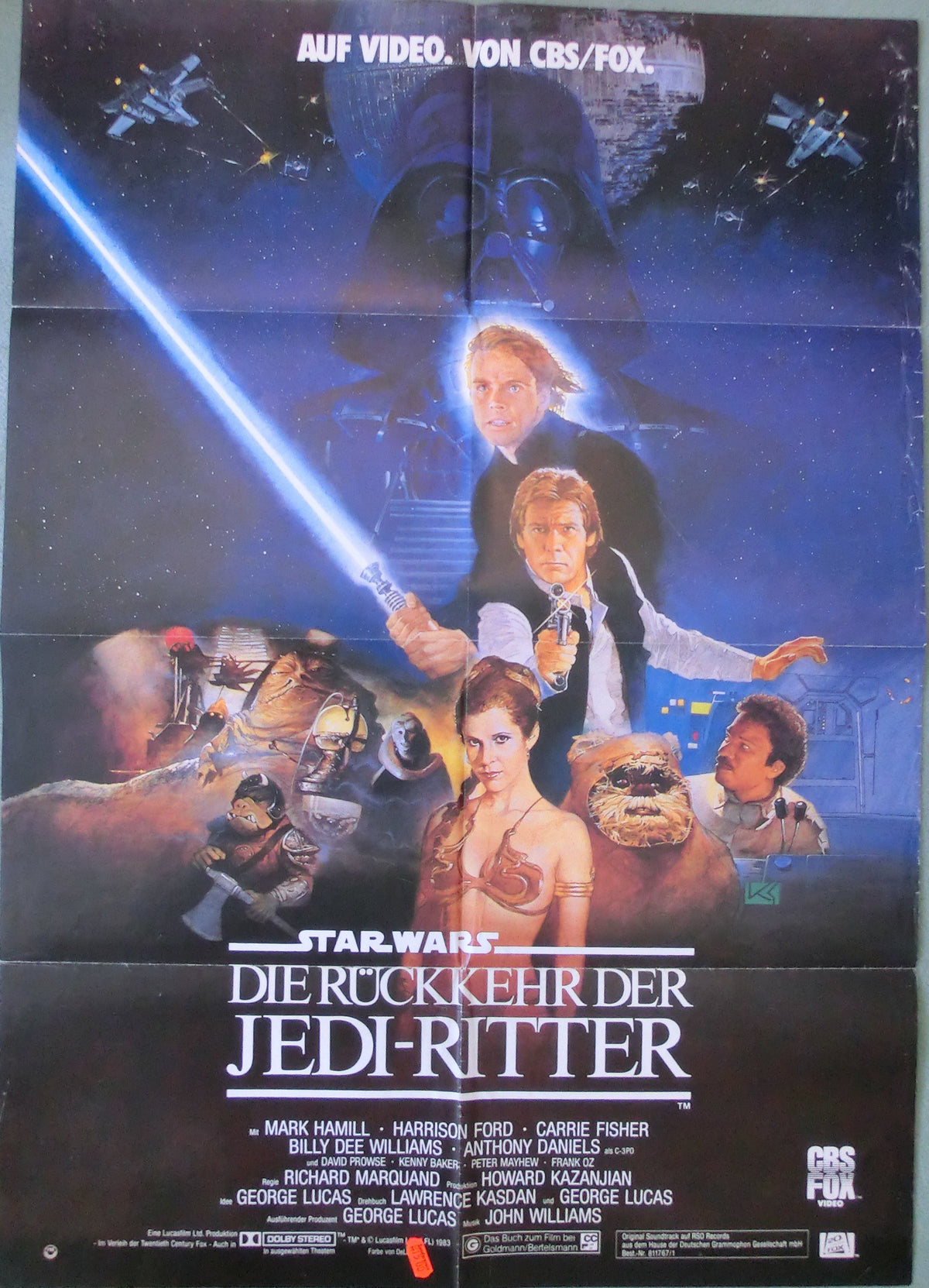 Die Rückkehr der Jedi-Ritter - A1 - Plakat zur Video-Veröffentlichung