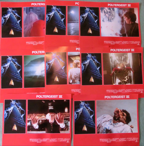 Poltergeist III  U.S.A. (?) 8 Lobby Cards/ Aushangfotos 36 x 28 cm
