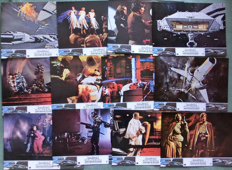 Kampfstern Galactica 24 Aushangfotos, wie neu und komplett!