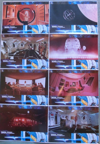2001 - Odyssee im Weltraum 16 Aushangfotos Neu!
