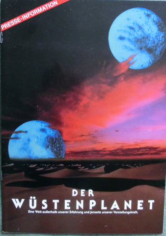 Der Wüstenplanet  Presseheft