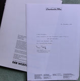 Der Wüstenplanet  Presseheft Nr. 2 mit Anschreiben der Presseabt.