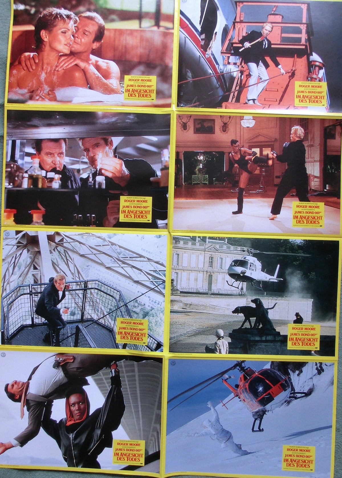 Im Angesicht des Todes /  James Bond 16 AHFotos Lobby Cards