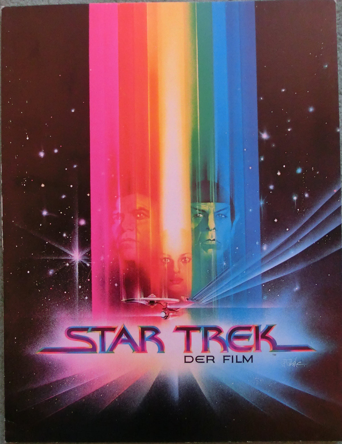 Star Trek Der Film Presseheft mit Farbtitelblatt, 68 Seiten