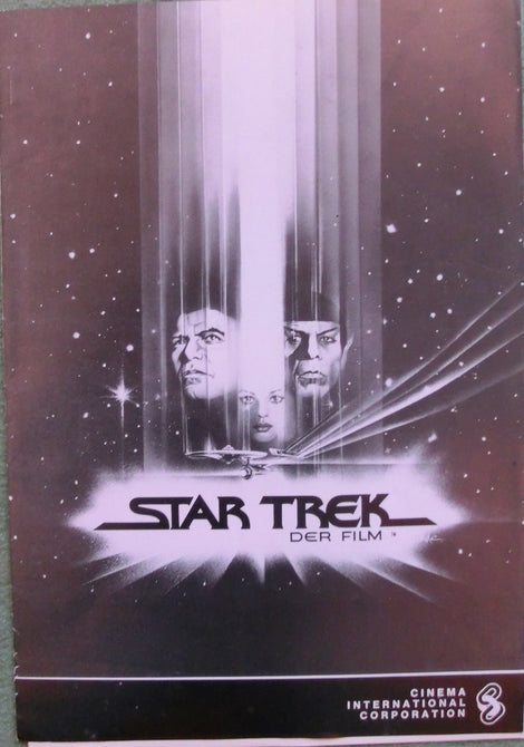 Star Trek Der Film Werberatschlag mit Kleinplakat A3 innen