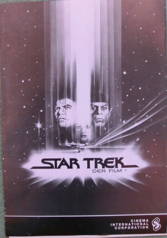 Star Trek Der Film Werberatschlag mit Kleinplakat A3 innen