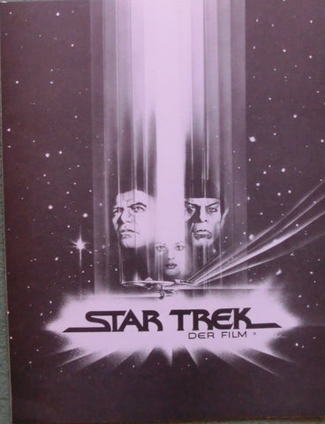 Star Trek Der Film Presseheft s/w, 34 Seiten
