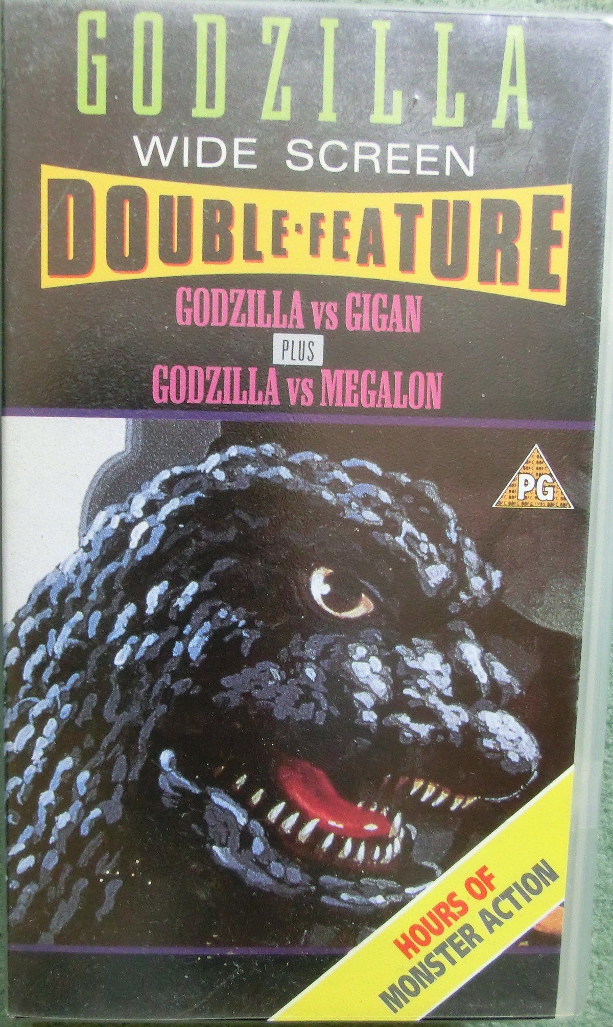 Godzilla vs Gigan/ vs Megalon VHS Tape Double Feature widescreen