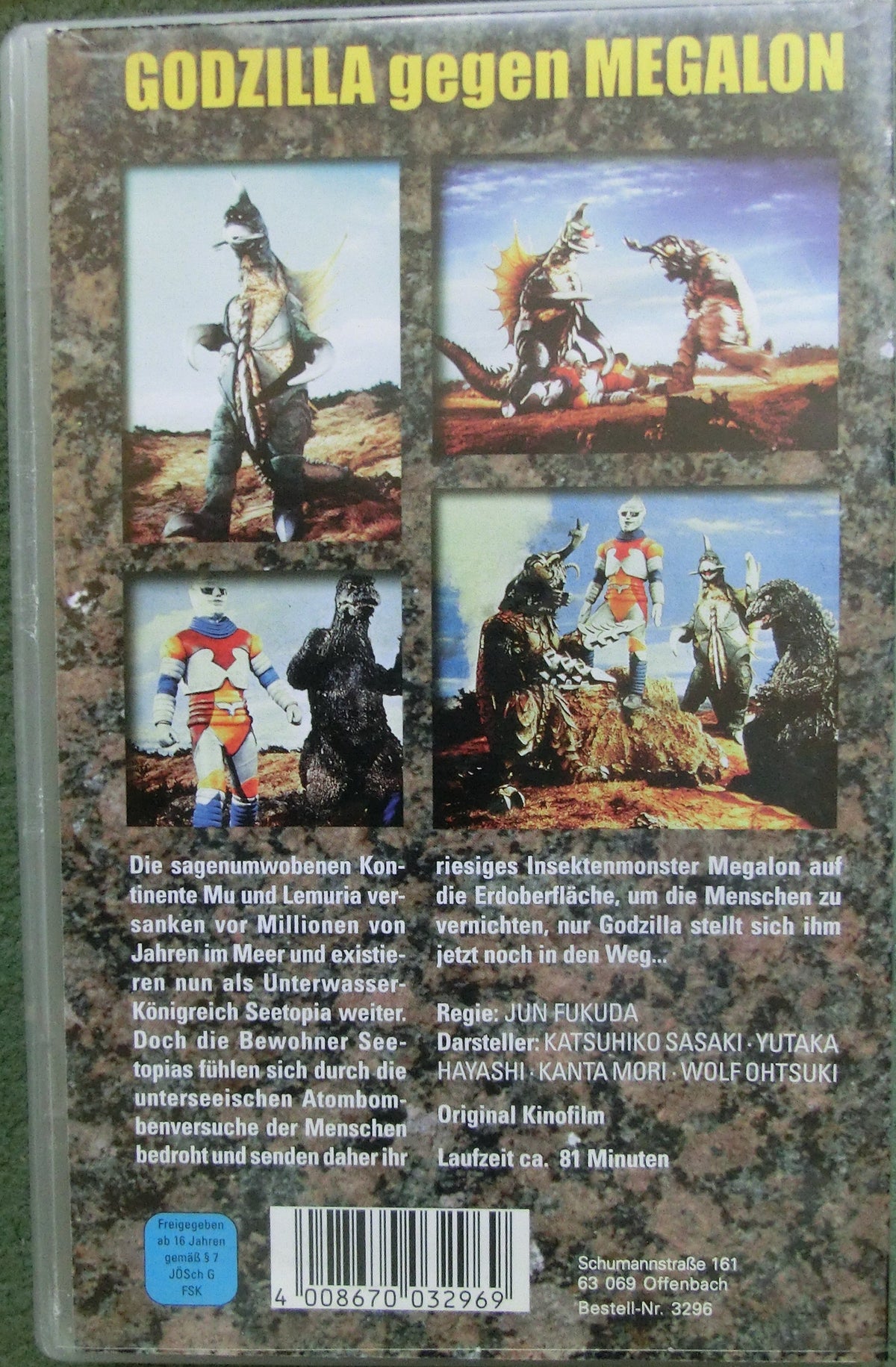Godzilla gegen Megalon VHS Tape