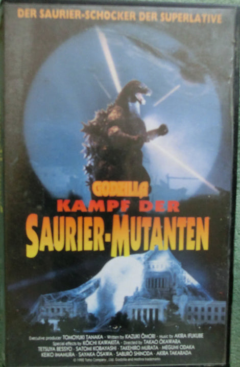 Godzilla .Kampf der Saurier-Mutanten VHS Tape (Verleih ?)