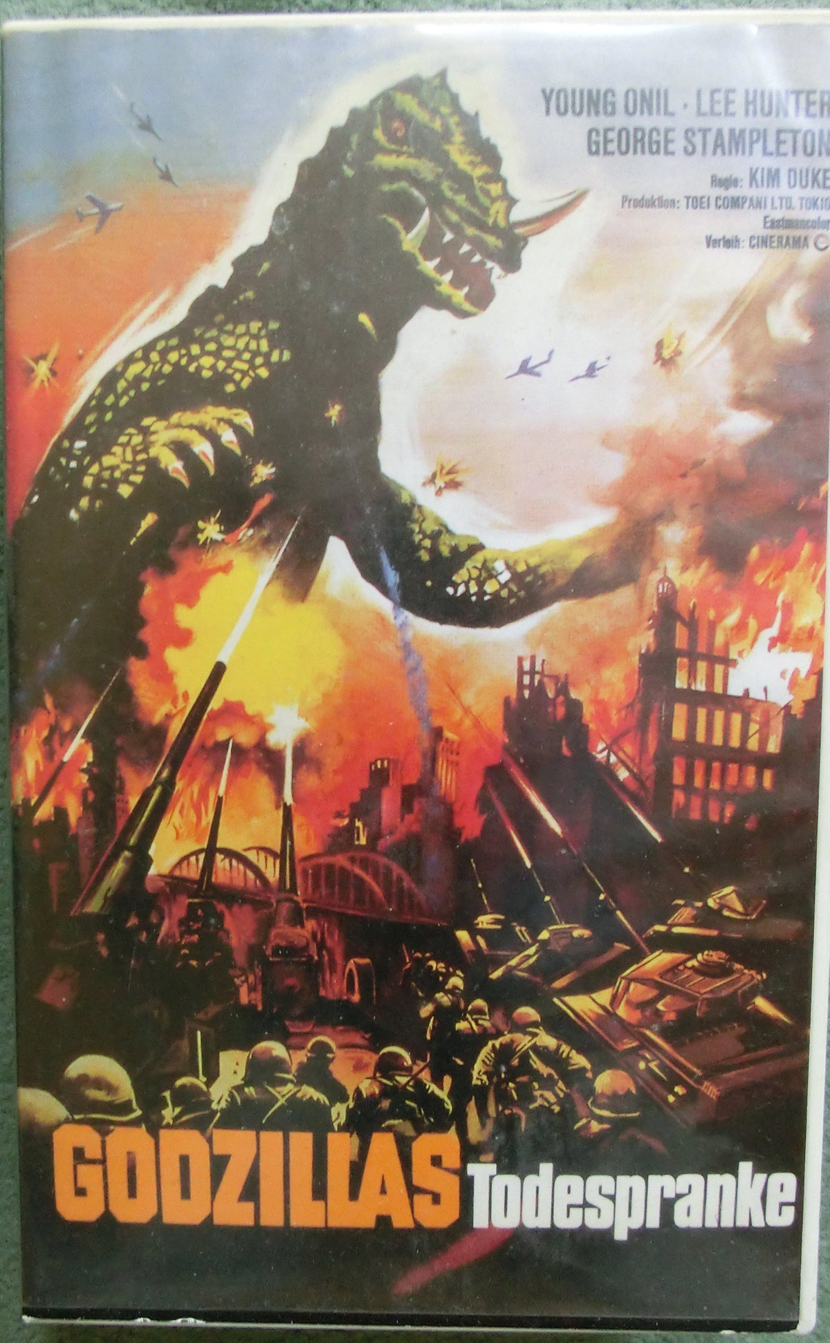 Godzillas Todespranke VHS Tape