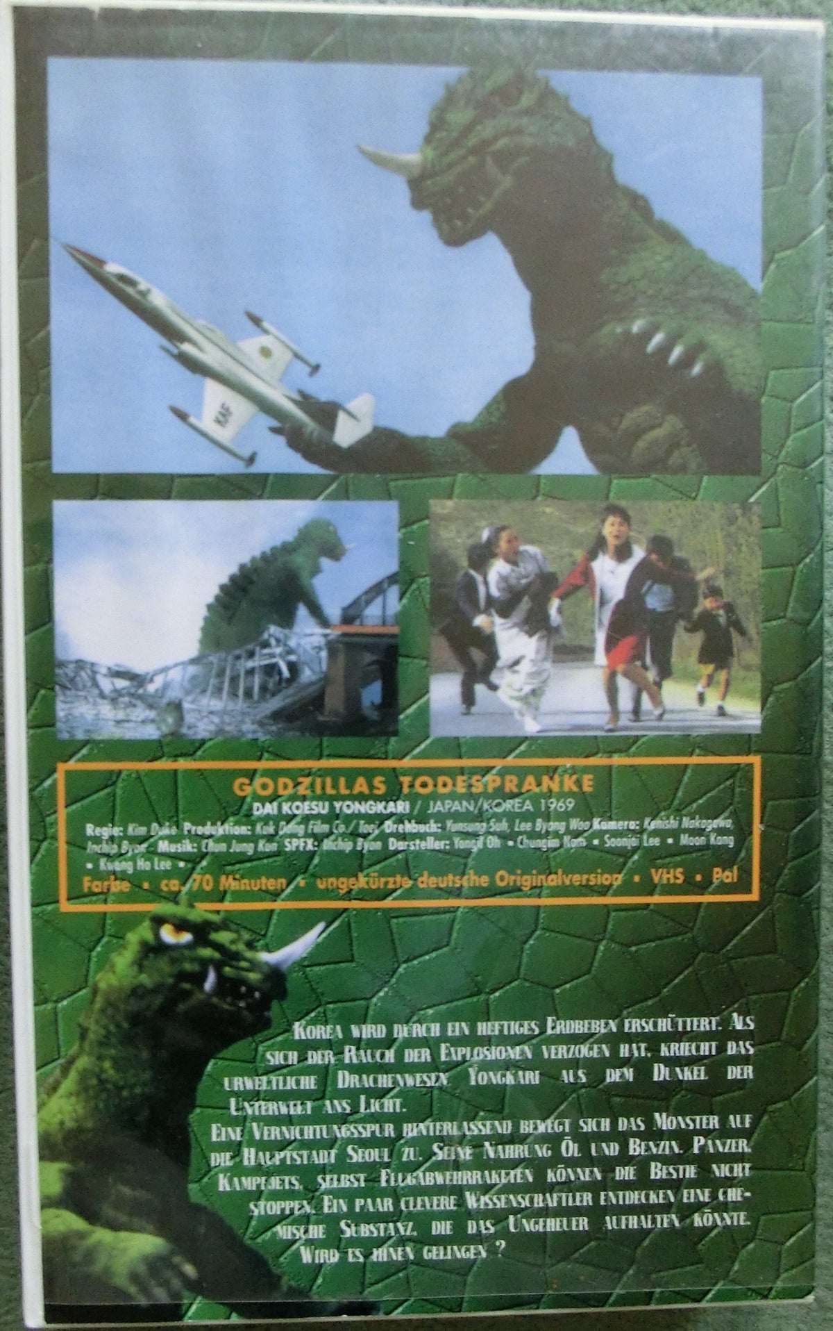 Godzillas Todespranke VHS Tape