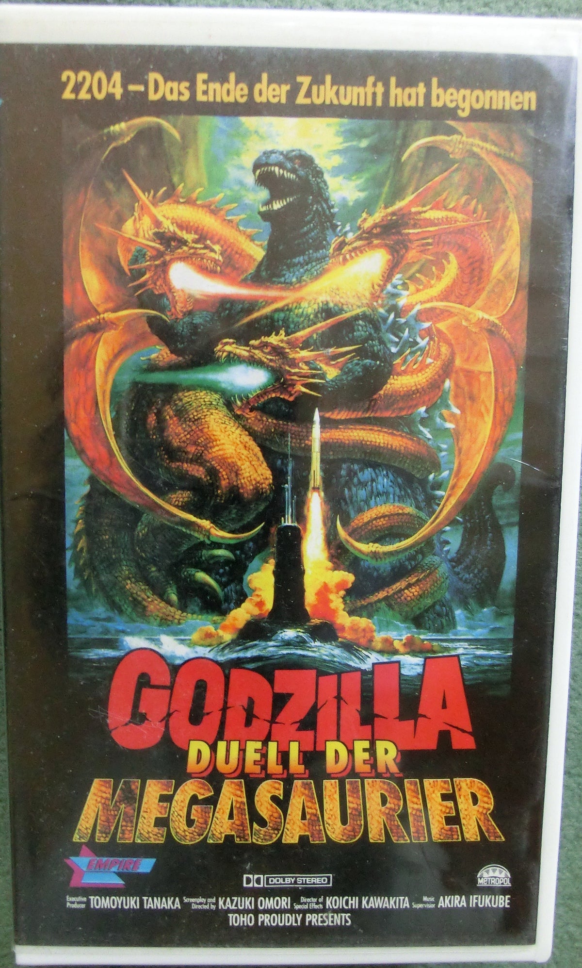 Godzilla - Duell der Megasaurier VHS Tape