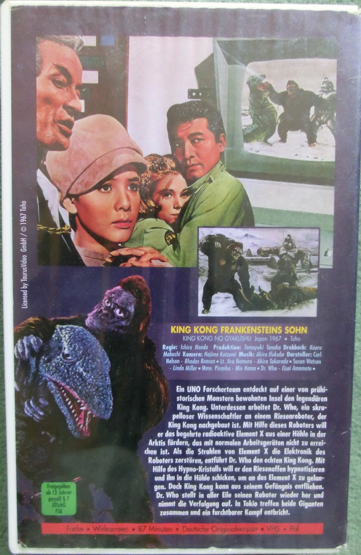 King Kong - Frankensteins Sohn VHS Tape