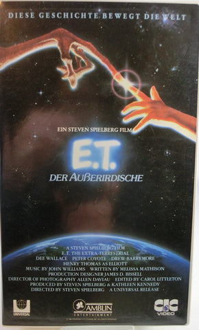 E.T. Der Außerirdische  VHS Tape (1. Auflage)