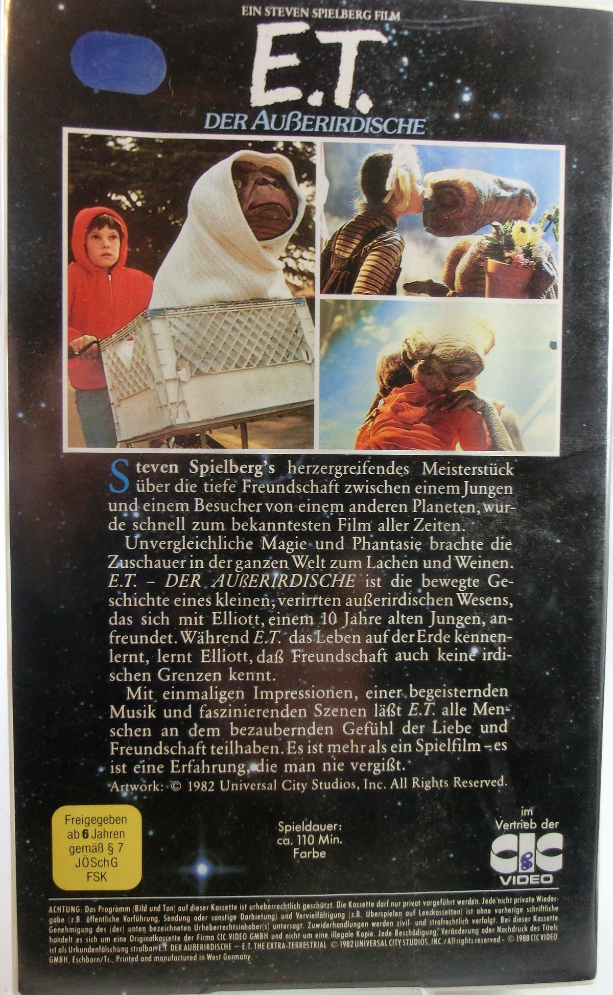 E.T. Der Außerirdische  VHS Tape (1. Auflage)