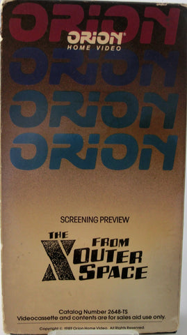 The X from outer Space  (Guila-Frankensteins Teufelsei) VHS Tape
