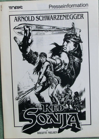 Red Sonja ( Arnold Schwarzenegger ) Presseheft