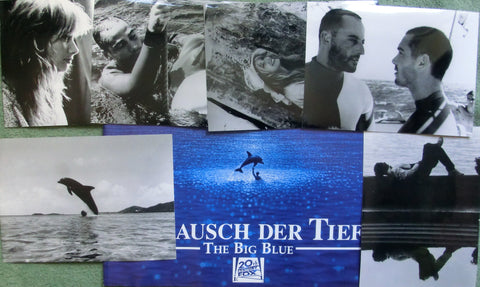 Im Rausch der Tiefe (The Big Blue) Presseheft mit den 6  Fotos