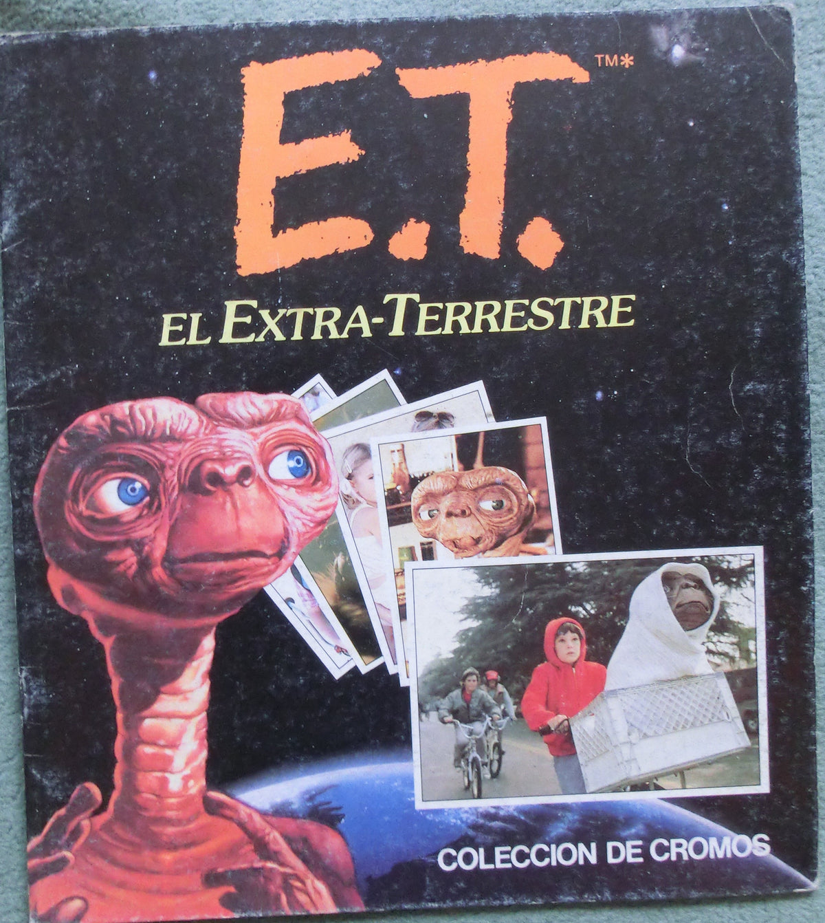 E.T. el Extra Terrestre Sammellbilder - Album Spanien - lmit 3 Bildern