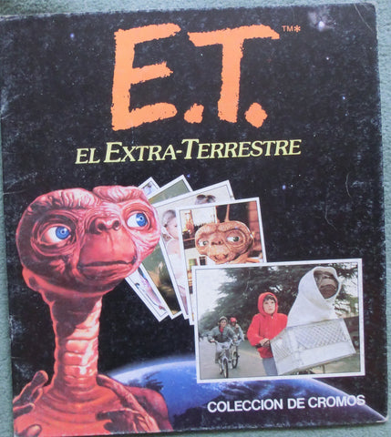 E.T. el Extra Terrestre Sammellbilder - Album Spanien - lmit 3 Bildern