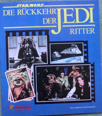 Star Wars: Rückkehr der Jedi-Ritter Stickeralbum Sammelbilderalbum 12 Sticker fehlen